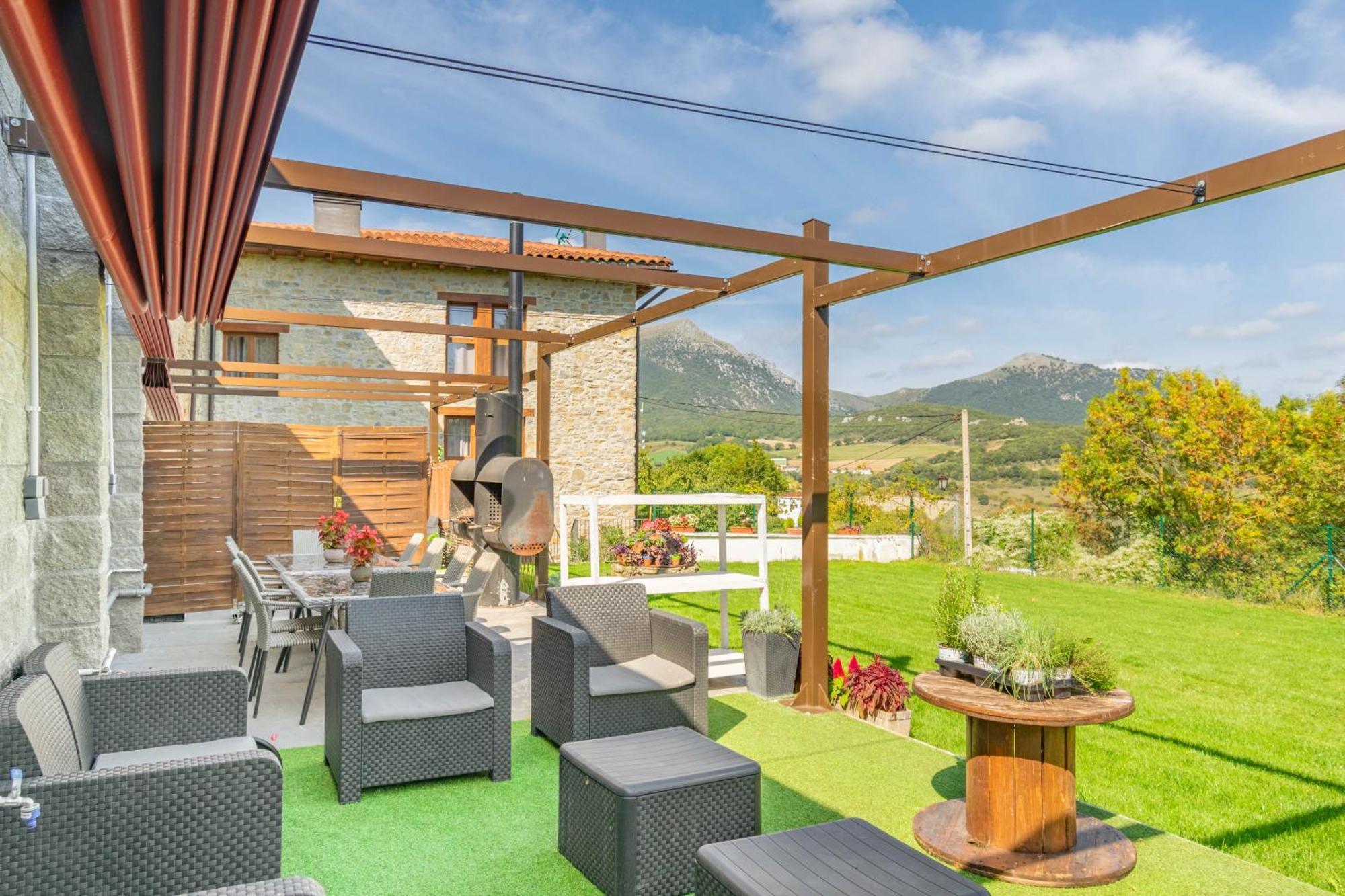 Acogedora Casa Rural Con Jardin Y Barbacoa Proxima A Pamplona Ilzarbe Εξωτερικό φωτογραφία